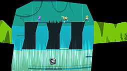 画像ギャラリー No.005のサムネイル画像 / 「Runbow」(PS4/Switch)の配信が本日スタート。背景色の変化に注意しつつ戦う,カラフルな2Dプラットフォームアクション