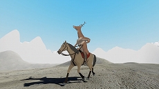 画像ギャラリー No.005のサムネイル画像 / Steam版「ごく普通の鹿のゲーム DEEEER Simulator」のアーリーアクセスが1月21日にスタート