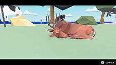 画像ギャラリー No.009のサムネイル画像 / 「ごく普通の鹿のゲーム DEEEER Simulator」，Steamでアーリーアクセス版が配信。スローライフと街の破壊が楽しめる普通じゃない鹿のゲーム