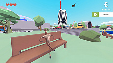 画像ギャラリー No.010のサムネイル画像 / 「ごく普通の鹿のゲーム DEEEER Simulator」，Steamでアーリーアクセス版が配信。スローライフと街の破壊が楽しめる普通じゃない鹿のゲーム