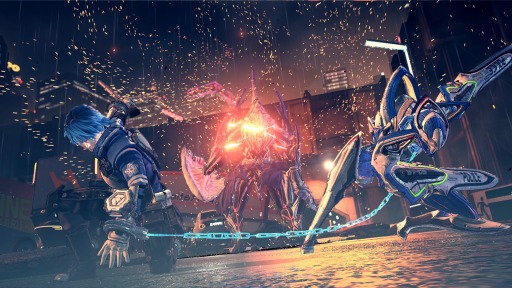 画像ギャラリー No.001のサムネイル画像 / 「ASTRAL CHAIN」,レギオンと協力して戦う「デュアルアクション」の情報が公開。ソードやアローなど5種類のレギオンタイプも