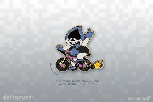 画像ギャラリー No.005のサムネイル画像 / 「DELTARUNE」とコラボしたランサーのぬいぐるみやピンバッジが本日夕方ごろに販売開始