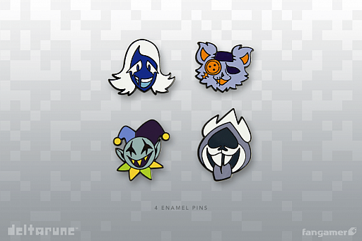 画像ギャラリー No.009のサムネイル画像 / 「DELTARUNE」とコラボしたランサーのぬいぐるみやピンバッジが本日夕方ごろに販売開始