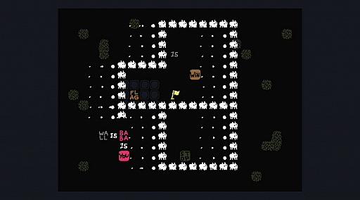 画像ギャラリー No.005のサムネイル画像 / 英単語を並べてパズルを解くユニークなゲーム,「Baba Is You」の発売が3月13日に決定