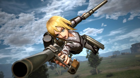 画像ギャラリー No.005のサムネイル画像 / 「進撃の巨人2 -Final Battle-」,「射撃装備」のフックドライブシーンが画像で公開。キャラエピソードモードの追加画像も
