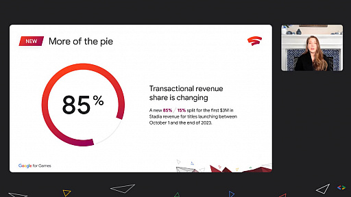 画像ギャラリー No.003のサムネイル画像 / 「Google for Games Developer Summit 2021」で，クラウドゲームサービス“Stadia”に関する新たな施策が発表