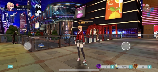 画像ギャラリー No.005のサムネイル画像 / 近未来の都市も美しい「VGAME」を先行プレイ。enishの新作はスマホ向け3DアクションRPGで,1月17日に配信開始