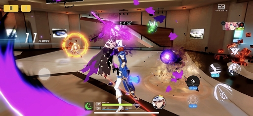 画像ギャラリー No.010のサムネイル画像 / 近未来の都市も美しい「VGAME」を先行プレイ。enishの新作はスマホ向け3DアクションRPGで,1月17日に配信開始