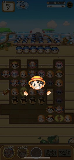 画像ギャラリー No.003のサムネイル画像 / スマホ向け新作パズルゲーム「ONE PIECE ボン!ボン!ジャーニー!!」が配信決定。可愛くデフォルメされたキャラクターたちがパズルのピースとなって登場