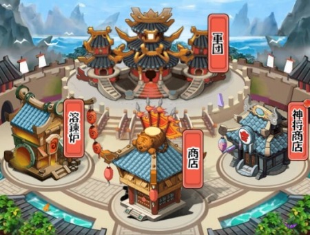 画像ギャラリー No.006のサムネイル画像 / 「三萌志−ちびっこ群雄伝」のゲームシステムが一部公開。スキップ可能なオート戦闘と戦力増強に役立つ内政システムを実装