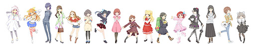 画像ギャラリー No.001のサムネイル画像 / 「BATON=RELAY」のリリース時期が2020年内に決定。メインキャラクター16人とCVを演じるキャスト陣も一挙公開に