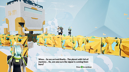画像ギャラリー No.004のサムネイル画像 / フランス産協力型パズルゲーム「Minimal Move」の正式配信がSteamで本日開始へ。立方体が浮かぶ不思議な世界で3次元パズルに挑む