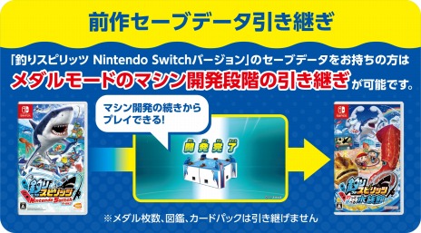 画像ギャラリー No.003のサムネイル画像 / 「釣りスピリッツ Nintendo Switchバージョン」のいっせいトライアルを本日開始。最新作「釣って遊べる水族館」へのデータ引き継ぎも可能