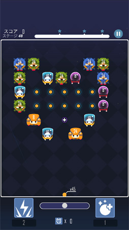 スペースアタック：ボールとブリックのパズルマスター