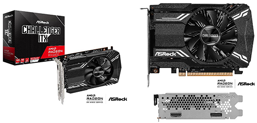 画像ギャラリー No.001のサムネイル画像 / ASRock,全長約162mmのショート基板を採用したRX 6400カードを発売