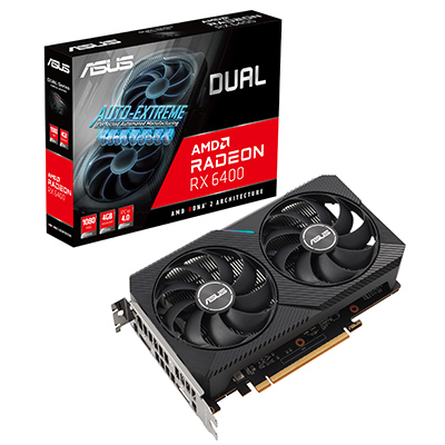 画像ギャラリー No.001のサムネイル画像 / ASUS,3万円未満で買えるRX 6400搭載カード計2製品を発売