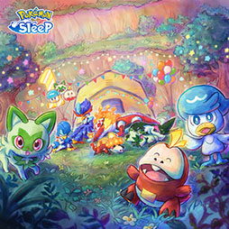 画像ギャラリー No.001のサムネイル画像 / 「Pokémon Sleep」にニャオハ,ホゲータ,クワッスが登場。7月15日にスタートする1周年記念フェスティバルの詳細が明らかに