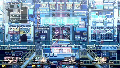 画像ギャラリー No.006のサムネイル画像 / PLAYISMの新作RPG「Orangeblood」を紹介。欲望渦巻く人工島を舞台に,汚れたお金と銃が大好きな少女たちの活躍を描く