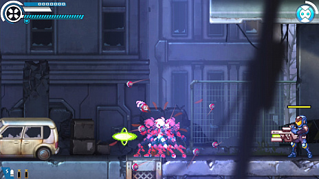 画像ギャラリー No.003のサムネイル画像 / 「白き鋼鉄のX THE OUT OF GUNVOLT」が，DMM GAMESのPCゲームフロアで配信開始