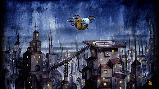 画像ギャラリー No.003のサムネイル画像 / 絵本のようなビジュアルを持つパズルADV「Rain City」,Switch版に続いてPS4版の配信が本日スタート