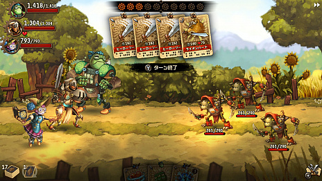 画像ギャラリー No.003のサムネイル画像 / Switch用DLソフト「スチームワールドクエスト」が本日配信開始。さまざまな属性を持つカードを選んで敵を倒していくカードバトルRPG