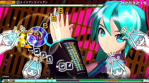 画像ギャラリー No.001のサムネイル画像 / 「初音ミク Project DIVA MEGA39's」,店頭体験会を2020年1月11日より全国6都市7店舗で開催。新ゲームモード「ミックスモード」も体験可能