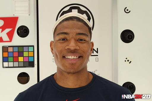 画像ギャラリー No.001のサムネイル画像 / 「NBA 2K20」にワシントン・ウィザーズの八村 塁選手選手が正式登録。スキャニングの様子をとらえた写真も公開に