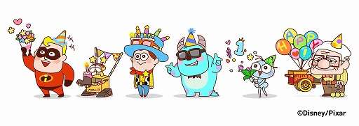 画像ギャラリー No.003のサムネイル画像 / 「LINE:ピクサー タワー 〜おかいものパズル〜」,1周年を記念して描き下ろし限定LINEスタンプを無料配信