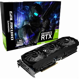 画像ギャラリー No.003のサムネイル画像 / GALAKURO，独自3連ファン搭載のRTX 3090，3080搭載カードを発売