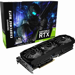 画像ギャラリー No.004のサムネイル画像 / GALAKURO，独自3連ファン搭載のRTX 3090，3080搭載カードを発売