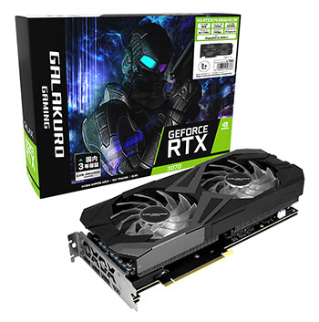 画像ギャラリー No.001のサムネイル画像 / GALAKURO,税込約7万円前後のRTX 3070搭載カードを発売
