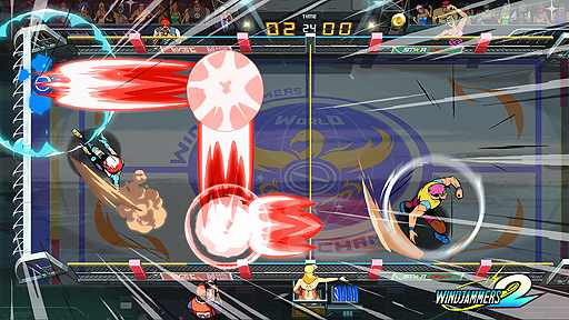 画像ギャラリー No.004のサムネイル画像 / 「Windjammers 2」本日リリース。カルト的人気を持つ対戦スポーツアクション“フライングパワーディスク”の続編