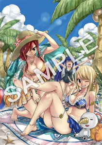 画像ギャラリー No.004のサムネイル画像 / 「FAIRY TAIL」,真島ヒロ氏描き下ろしのパッケージイラストが公開。豪華版に封入される布ポスターのイラストも