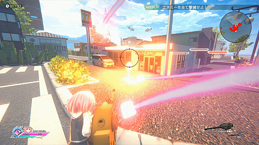 画像ギャラリー No.004のサムネイル画像 / ［TGS 2019］敵や街・戦車砲ですべてをぶっ壊す「魔砲少女のメイガスフィア」の試遊をレポート