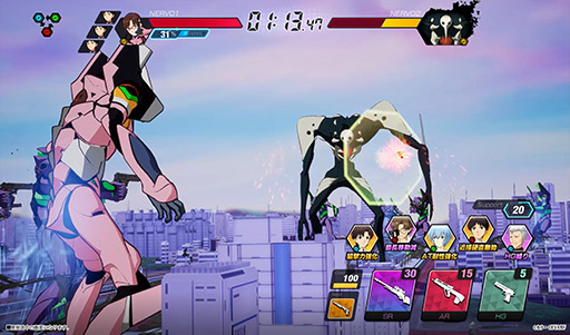 画像ギャラリー No.001のサムネイル画像 / 「エヴァンゲリオン バトルフィールズ」とNTTドコモの「5G」サービスが連動。「多人数式使徒殲滅大作戦(仮)」モードを5月頃に実装予定