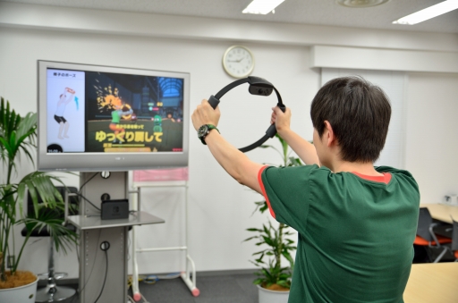 画像ギャラリー No.062のサムネイル画像 / Switchで理想のカラダづくり。ゲームを楽しみながら無理なく運動できる「リングフィット アドベンチャー」先行体験レポート