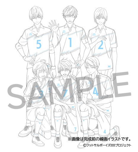 画像ギャラリー No.016のサムネイル画像 / 「フットサルボーイズ!!!!!」,アニメ放送記念の大型広告が新宿駅に登場