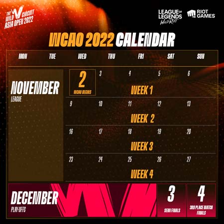 画像ギャラリー No.003のサムネイル画像 / 「LoL：ワイルドリフト」，「Wild Circuit Asia Open 2022」の本戦に出場する14チームが決定