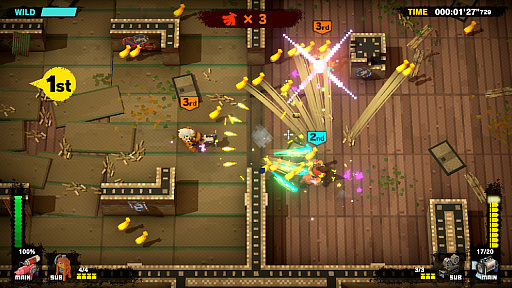 画像ギャラリー No.004のサムネイル画像 / アクションシューティング「MONKEY BARRELS」,Switch向けダウンロード版が50%オフに。本日からセールを開始