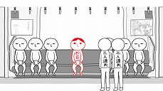 画像ギャラリー No.007のサムネイル画像 / KY度診断ゲーム「みんなで空気読み。」がPS4で配信開始。全100問のあるあるなシチュエーションでKY度が試される