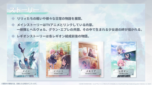画像ギャラリー No.015のサムネイル画像 / 「アサルトリリィ Last Bullet」のゲームシステム情報が一挙公開に。TVアニメは10月1日より順次放送・配信へ