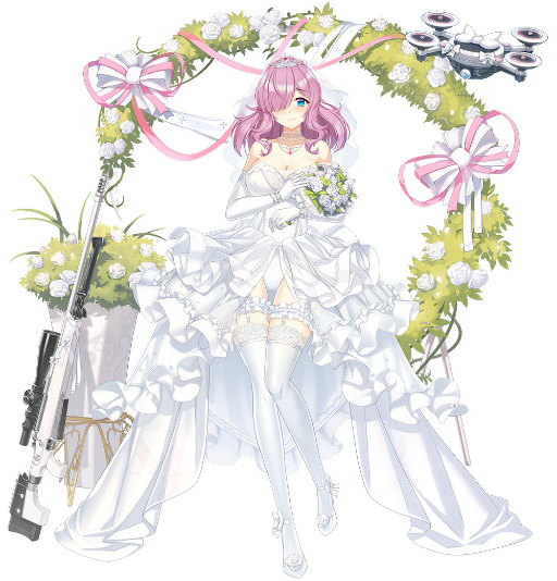 画像ギャラリー No.001のサムネイル画像 / 「COUNTER: SIDE」，ウェディングドレス姿のキャラクタースキン4種の販売を開始