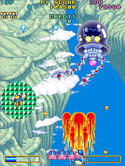 画像ギャラリー No.003のサムネイル画像 / 「出たな!! ツインビー」がPS4とSwitchの「アーケードアーカイブス」に登場へ。配信は1月16日スタート