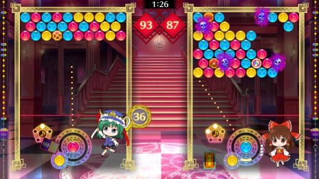 画像ギャラリー No.004のサムネイル画像 / 「東方スペルバブル」,追加DLC「キャラクターパック 四季映姫・ヤマザナドゥ」を本日配信開始。ゲーム本編が50%オフになるセールも開催