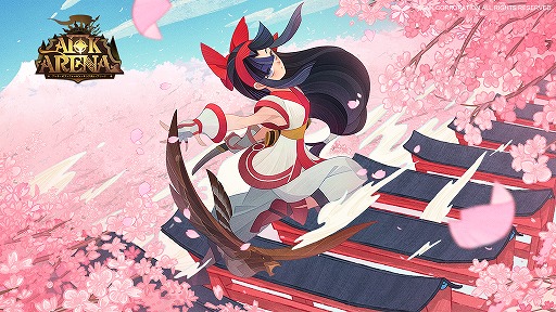 画像ギャラリー No.001のサムネイル画像 / 「AFK アリーナ」に「サムライスピリッツ」のナコルルが新たなヒーローとして参戦