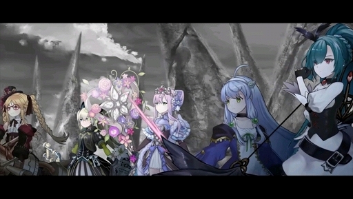 画像ギャラリー No.007のサムネイル画像 / 「巨神と誓女」を先行プレイ。プレイヤーが考察して作り上げる物語，モノクロームの世界とカラフルな少女のビジュアルが魅力のブラウザ用RPG