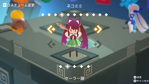 画像ギャラリー No.005のサムネイル画像 / Switch用DLソフト「キュビ（QV）」が本日配信。次元の管理者“キュビ”の活躍を描いたアクションアドベンチャーゲーム