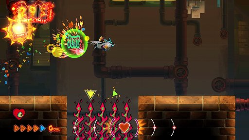 画像ギャラリー No.004のサムネイル画像 / 「MAD RAT DEAD」体験版プレイレポート。横スクロールアクションとリズムゲームを合わせた，軽快なプレイが楽しめる