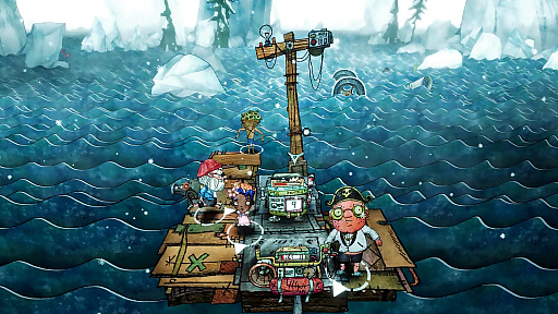 画像ギャラリー No.006のサムネイル画像 / イカダでサバイバルする「Trash Sailors」のデモ版が公開。手描き風アートのコミカルなアクションが楽しめる