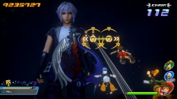 画像ギャラリー No.004のサムネイル画像 / 「KINGDOM HEARTS Melody of Memory」の基本操作や各モードの情報が公開。シオン，ロクサス，アクセルのパーティーが登場